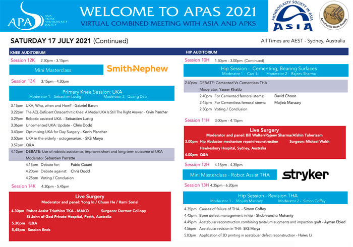 APAS 2021 Virtual Combined Meeting with ASIA and APKS