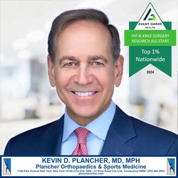 Kevin D. Plancher, MD, MPH, FAOA, FAOS Ranked Top 1% 