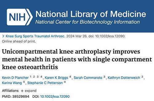 Orthopaedic Foundation Research Article Published